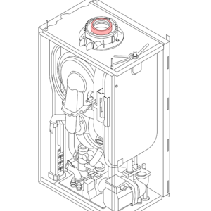 7857597 - BAXI - 600 Range - 624 - Flue Gasket Kit